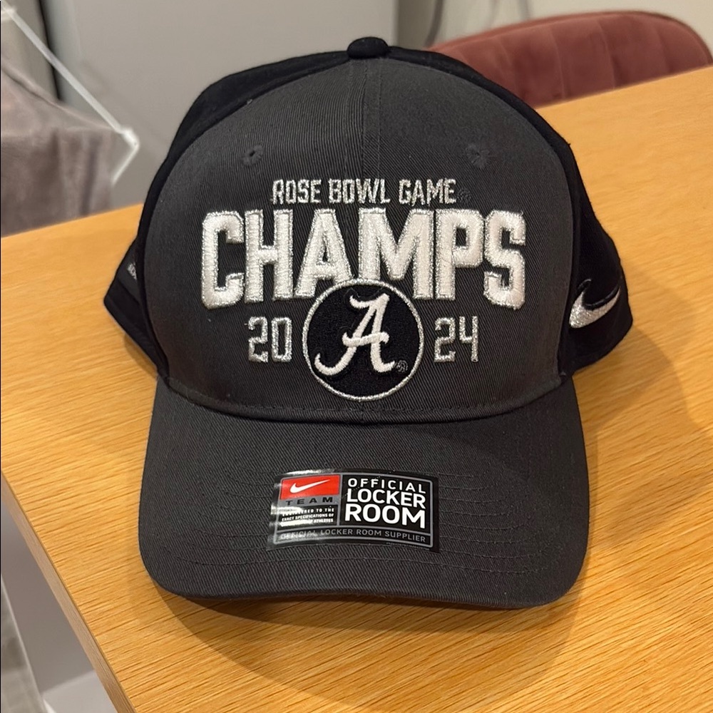 Nike Black Rose Bowl Game Champs 2024 Cap